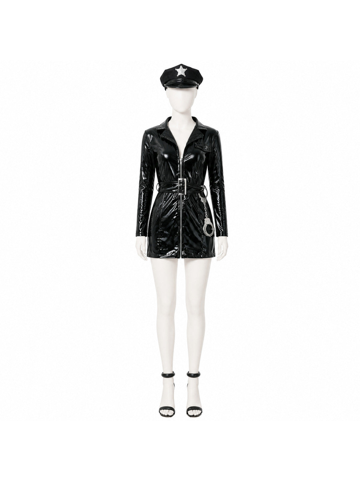 Police Costume with Belt and Handcuffs Costumes detail