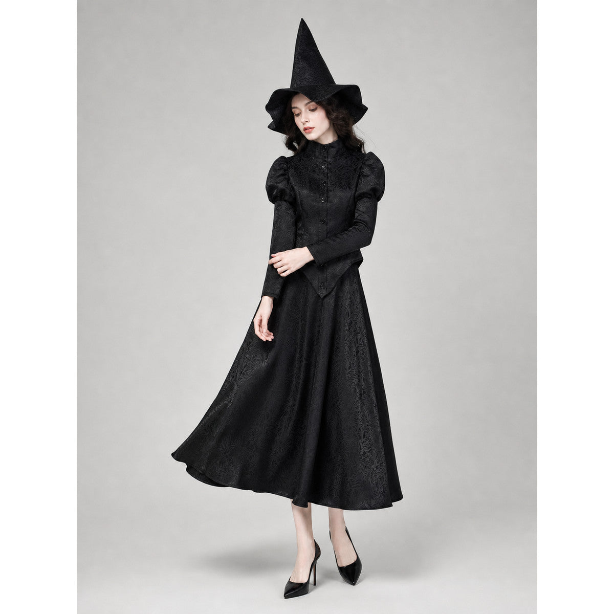 Evil Witch Cosplay Costume with Hat