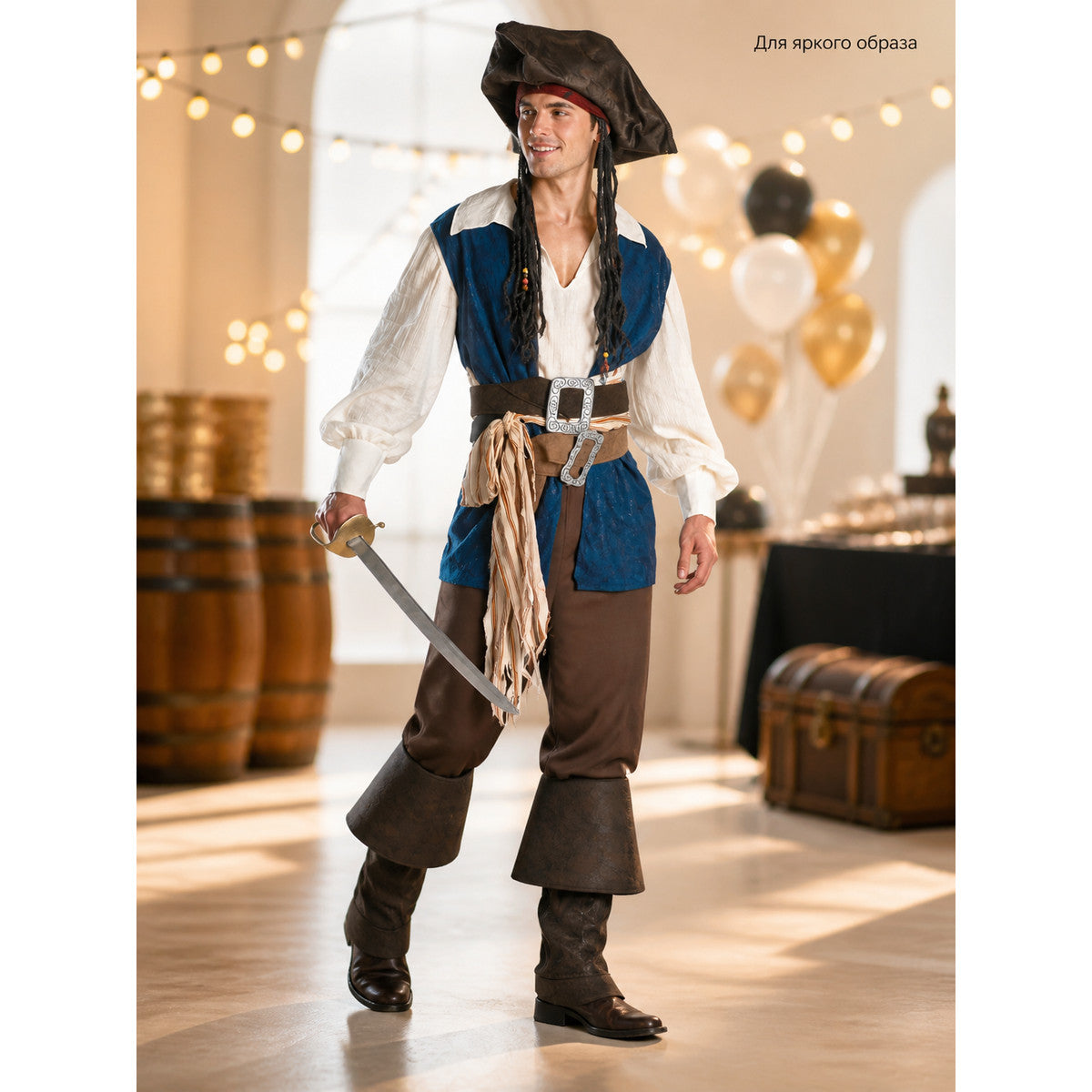 Pirate Costume for Halloween and Cosplay lifestyle view