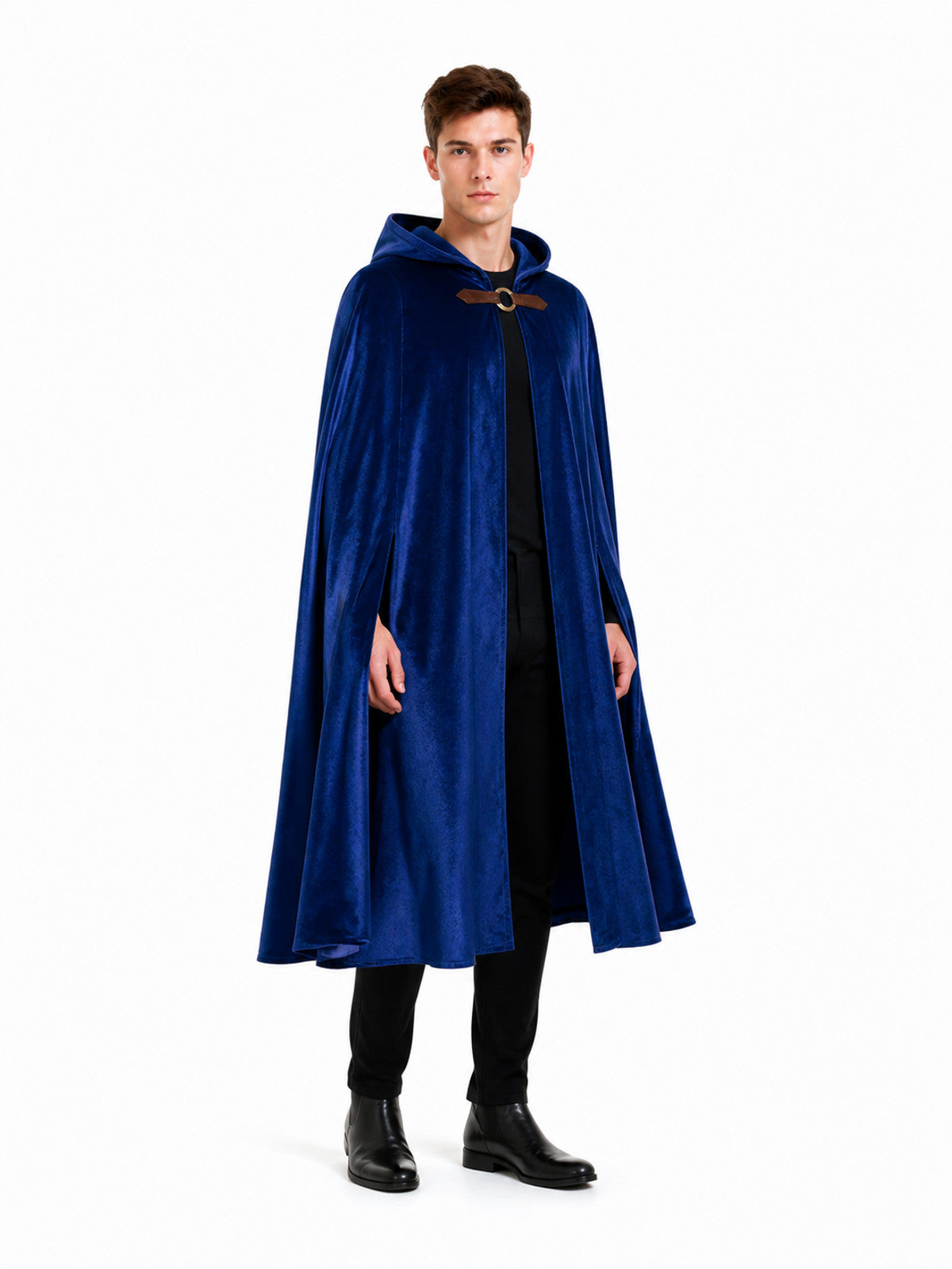Hooded Cape Cloak with Buckle for Cosplay Costume Capes detail