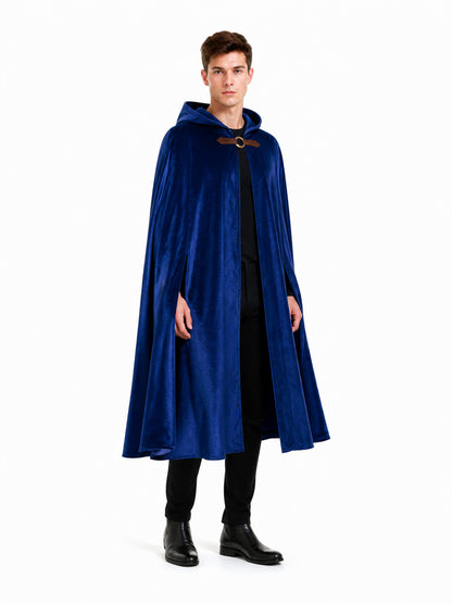 Hooded Cape Cloak with Buckle for Cosplay Costume Capes detail