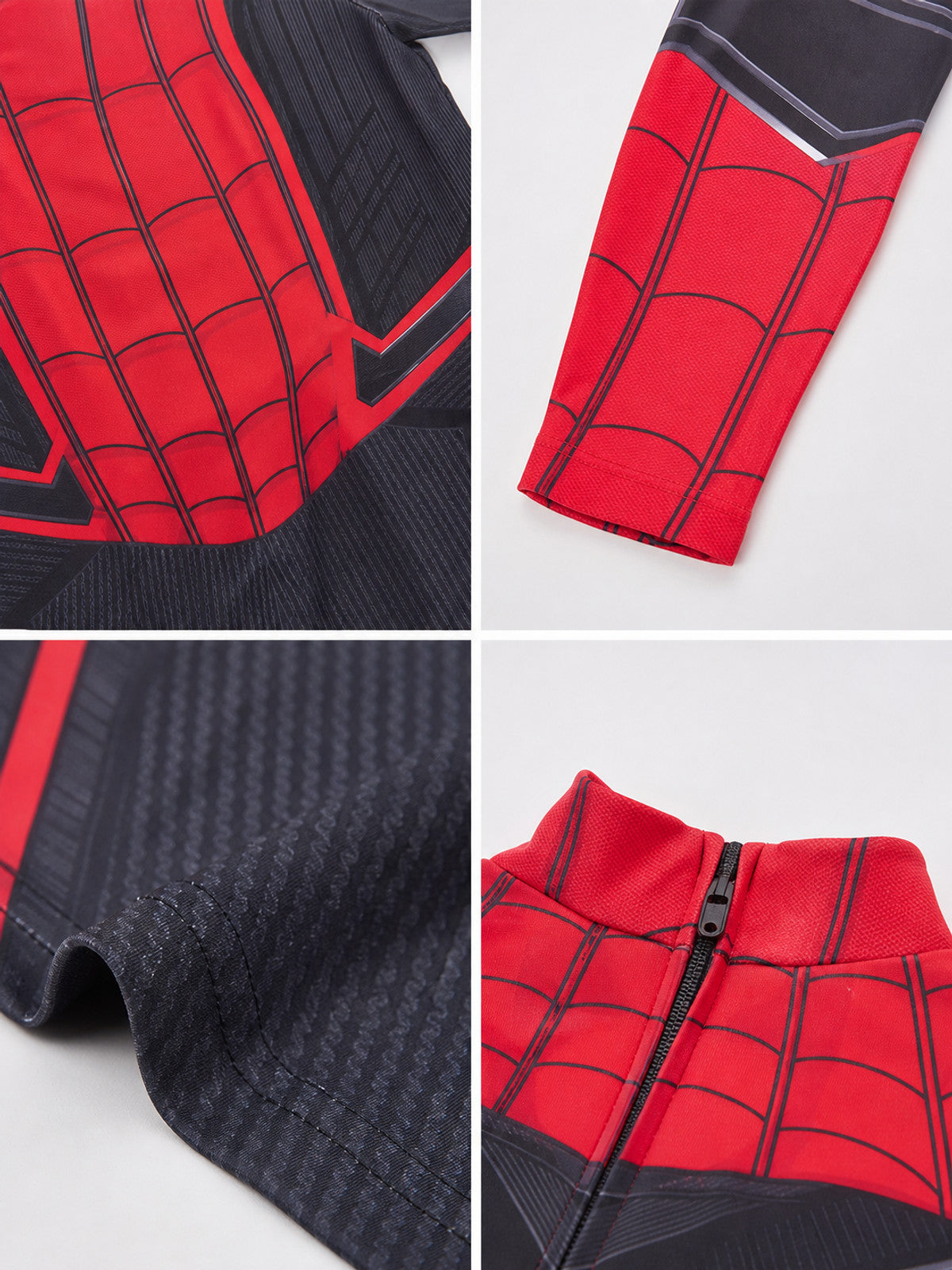 Spider-Man Cosplay Costume Jumpsuit with Mask