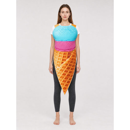 Ice Cream Costume for Halloween and Parties on-model view