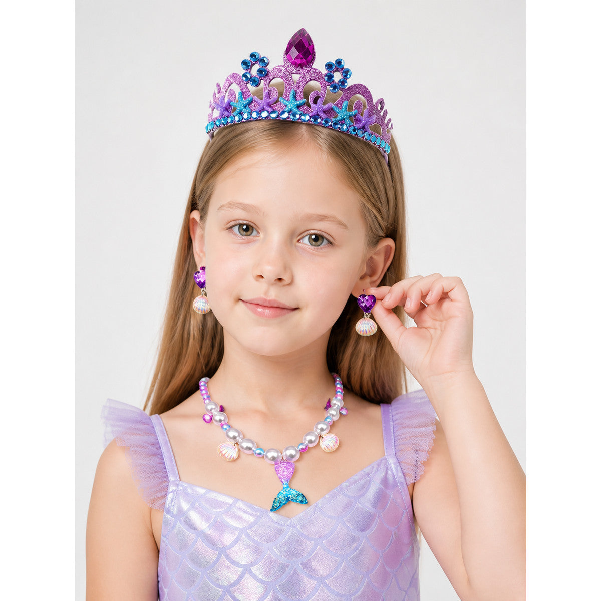 Mermaid Crown Carnival Headpiece for Halloween main product view