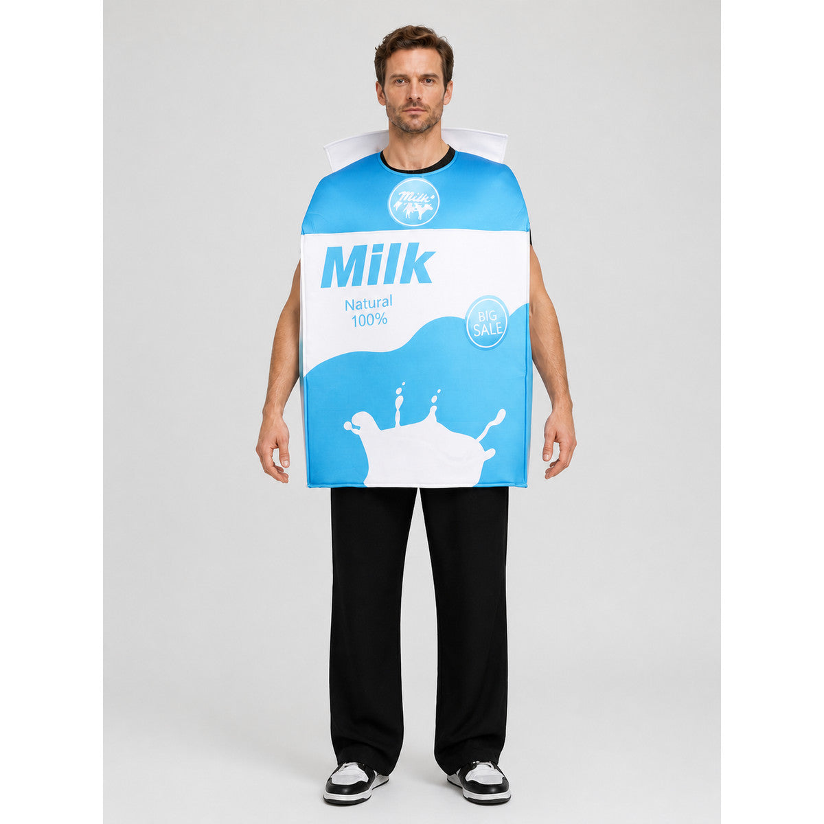Milk Carton Costume on-model view