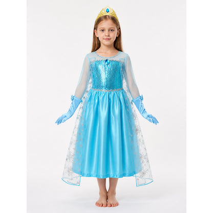 Snow Queen Costume for Halloween and Cosplay main product view