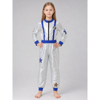 Silver Astronaut Costume for Halloween and the Stage