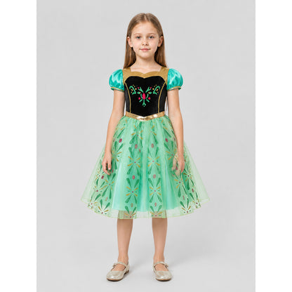 Children's Princess Costume, Full-Skirt Dress on-model view