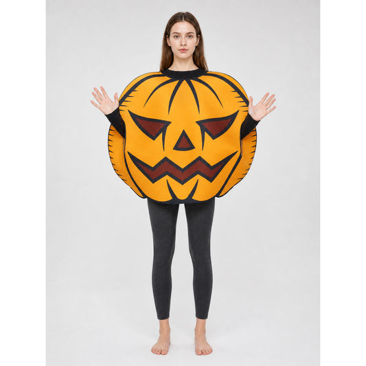 Halloween Pumpkin Costume for a Themed Party on-model view