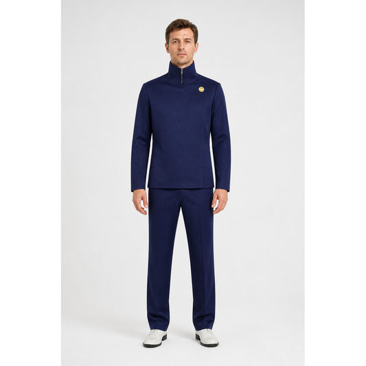 Blue Gojo Satoru High School Uniform, Top and Pants main product view