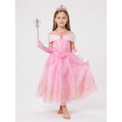 Pink Dress Princess Costume for Halloween