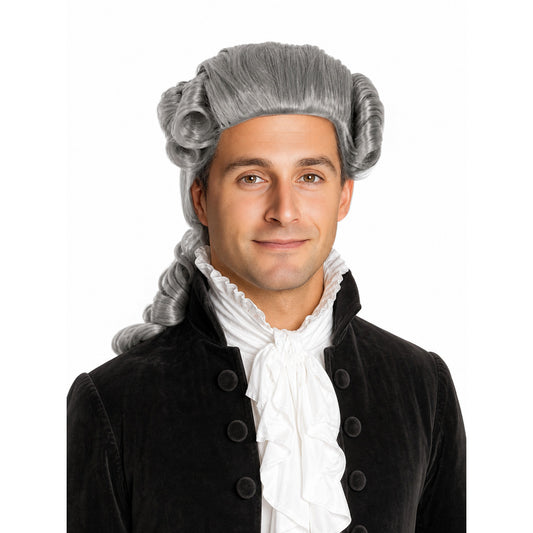 Gray Carnival Colonial-Style Wig