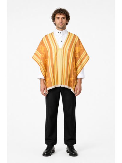 Cosplay Costume with Cape and Geometric Pattern main product view