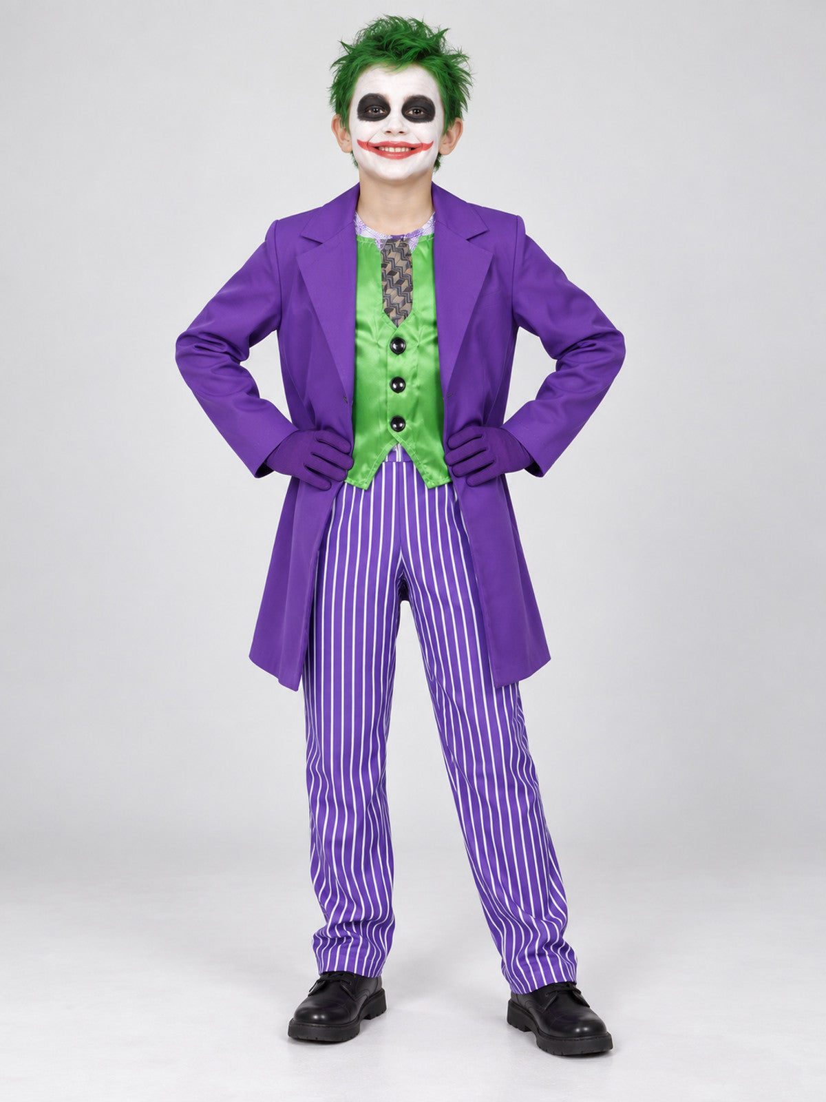 Carnival costume: jacket, vest, pants, gloves