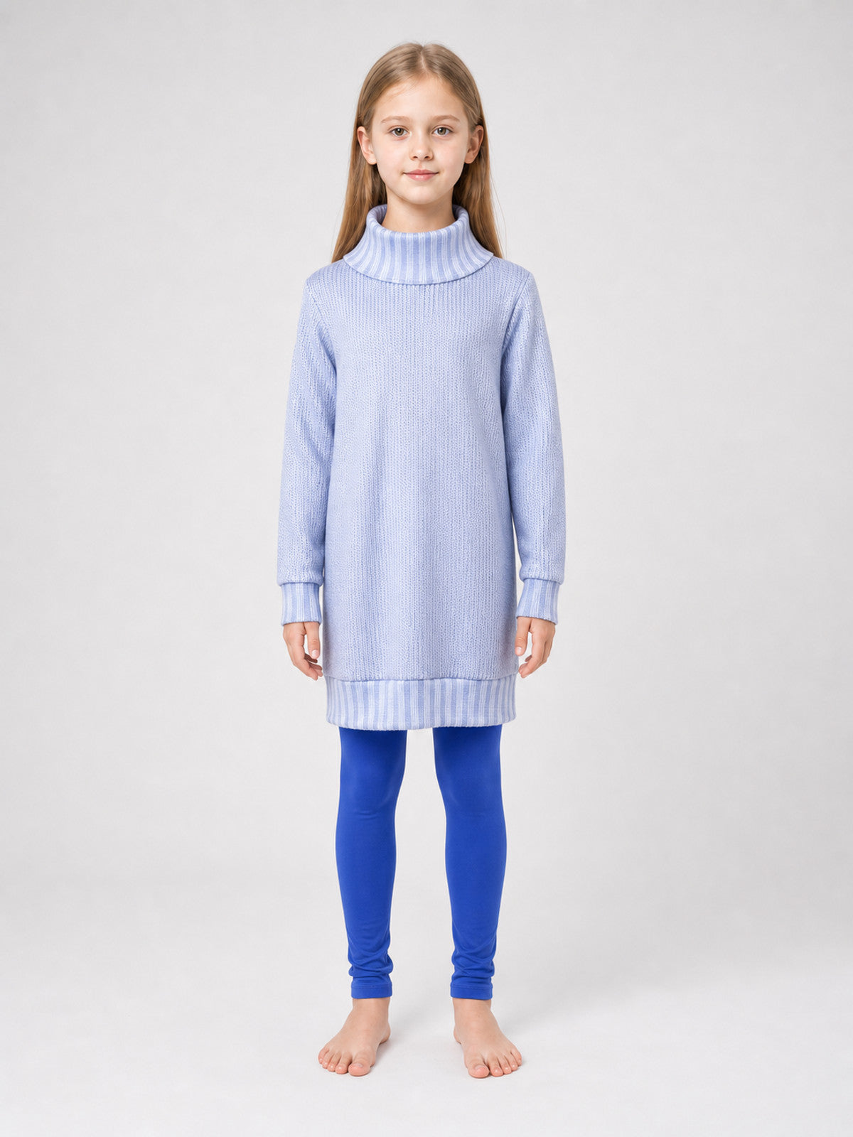 Inside Out 2 Cosplay Costume: Dress, Leggings front view