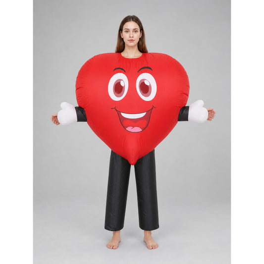 Inflatable Smiley Heart Decoration