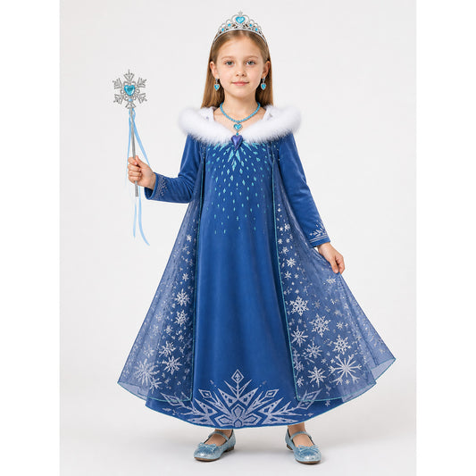 Snow Queen Carnival Costume for Halloween and Cosplay main product view