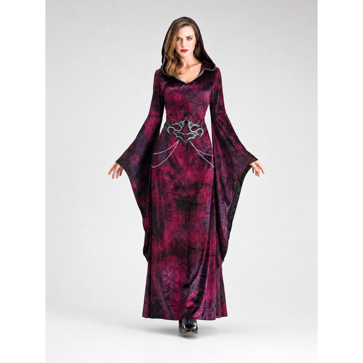 Hooded Vampire Costume, Gothic Outfit