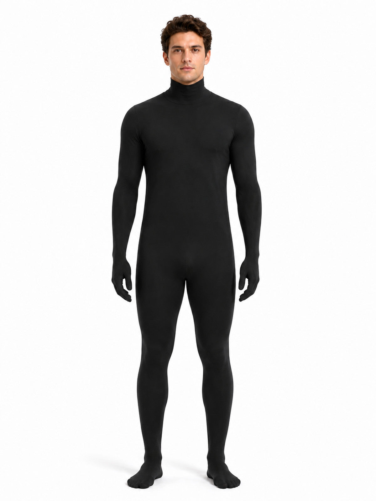 Black Invisible Costume for Halloween and Cosplay front view