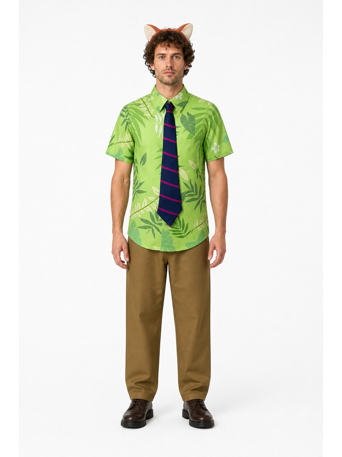 Costume Set: Shirt, Pants, Tie, and Headband