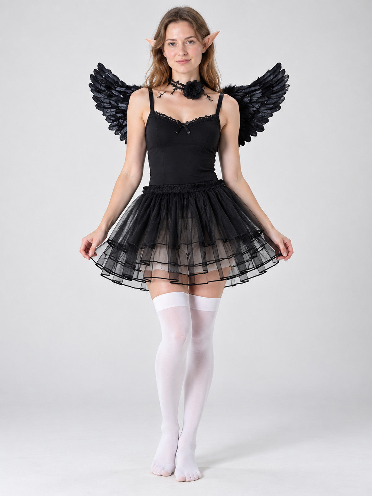 Carnival Costume Accessory Set: Wings, Ears