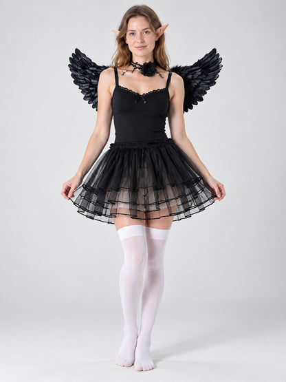 Carnival Costume Accessory Set: Wings, Ears