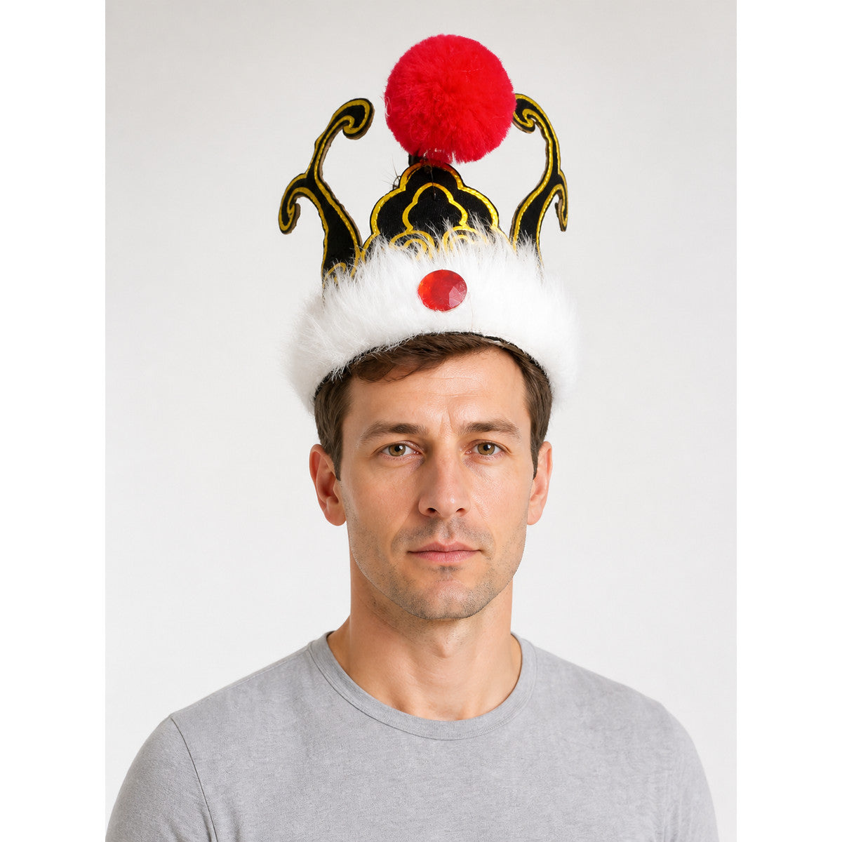 Black and Gold Carnival Headpiece for Cosplay main product view