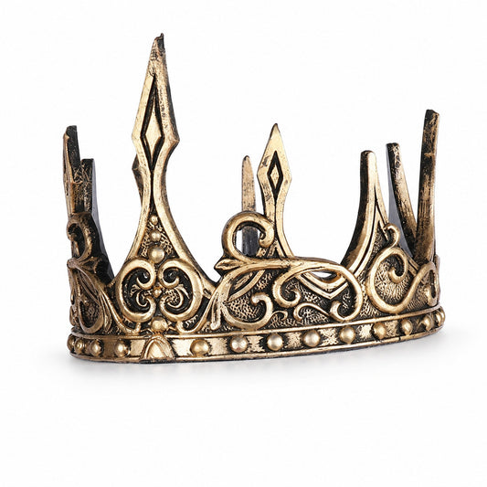 Medieval King's Crown Latex Foam Dress Headwear Stage Performance Props