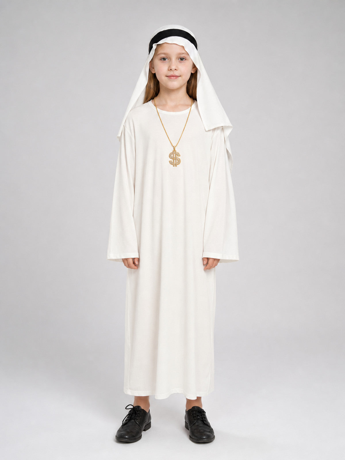 Children's Arabic-Style Costume with Pendant on-model view