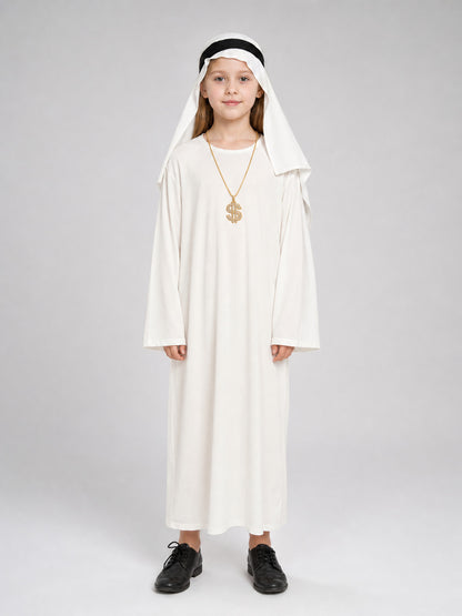 Children's Arabic-Style Costume with Pendant on-model view