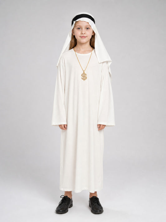 Children's Arabic-Style Costume with Pendant on-model view