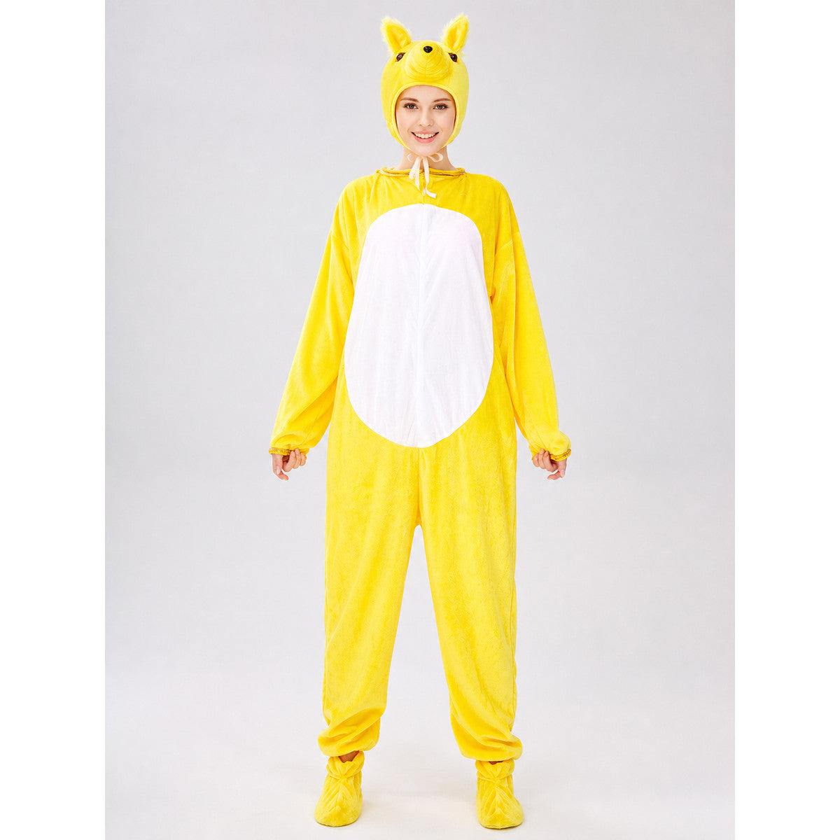 Fox Costume with Hood and Tail for Halloween on-model view