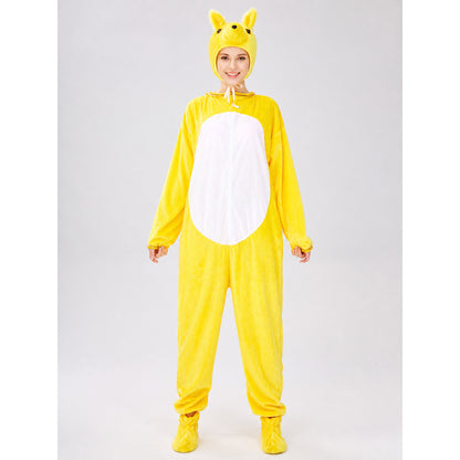 Fox Costume with Hood and Tail for Halloween on-model view