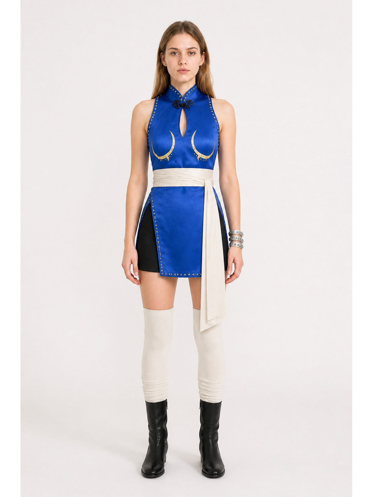 Chun-Li Cosplay Costume, Accessory Set main product view