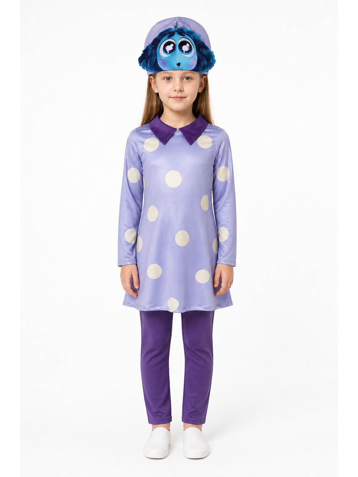 Inside Out 2 Carnival Costume with Dress and Mask main product view