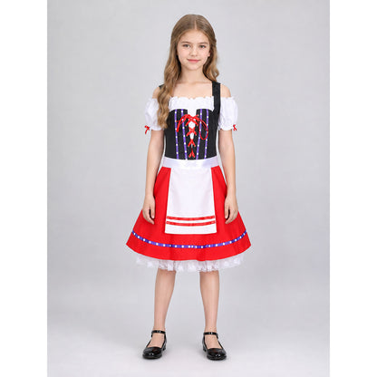 Bavarian-Style Oktoberfest Cosplay Dress