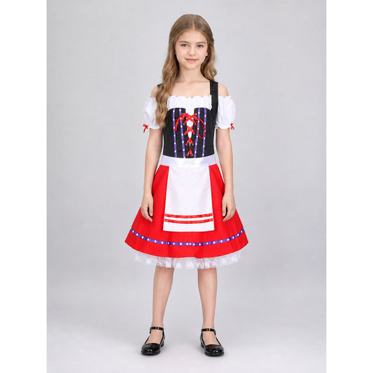 Bavarian-Style Oktoberfest Cosplay Dress