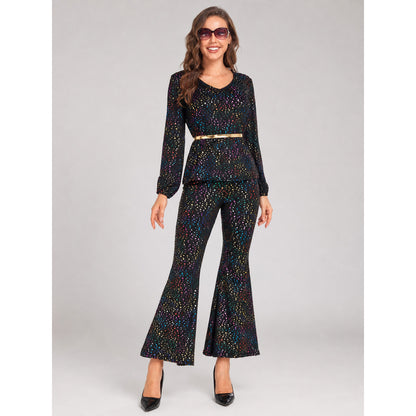 Sequin Stage Jumpsuit, Retro Disco Style