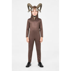 Monster Goat Costume with Horns for Halloween