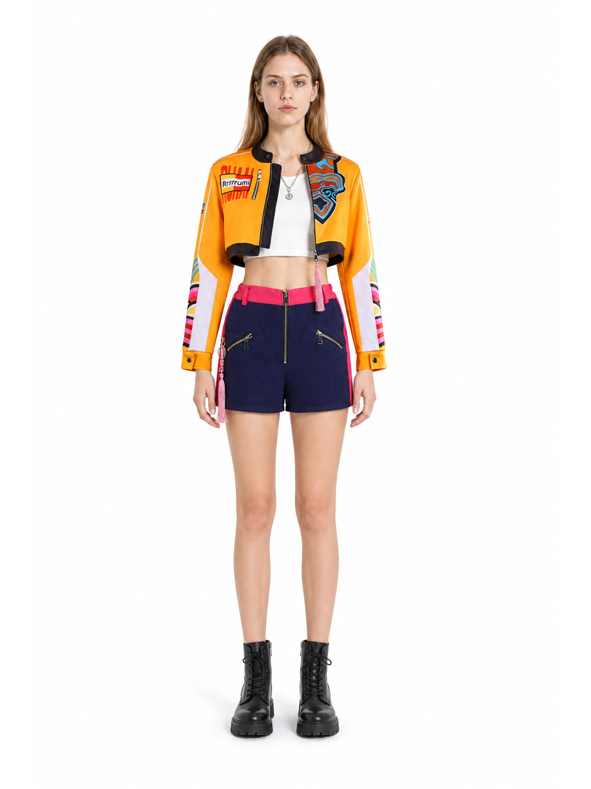 Cosplay Costume: Jacket, Shorts, Top, and Accessories main product view
