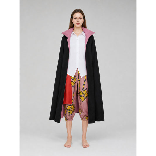 Shanks One Piece Cosplay Costume with Cloak and Pants