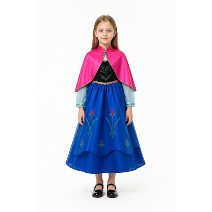 Princess Dress with Full Skirt and Cape for Carnival main product view
