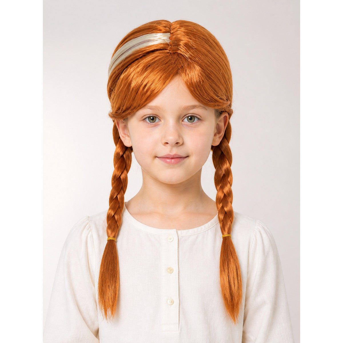 Halloween and cosplay carnival wig with two braids main product view
