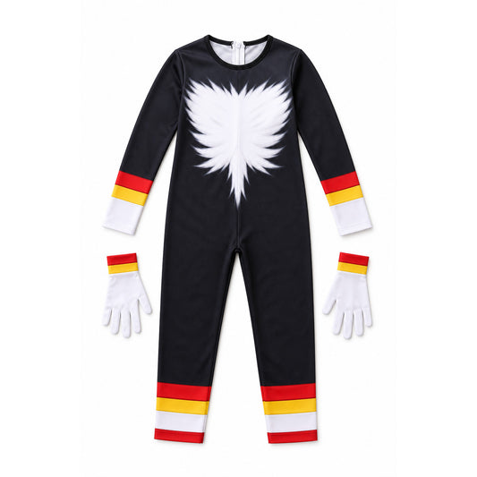 Kids' Black Cosplay Carnival Costume for Halloween