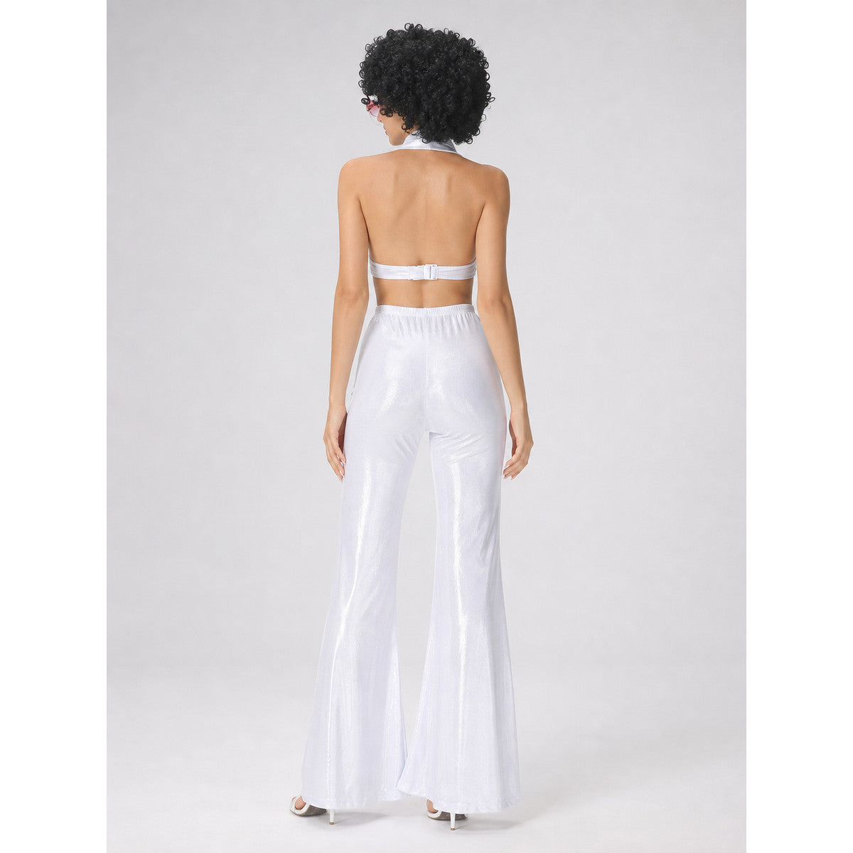 80s-Style Disco Costume, Retro Top and Pants