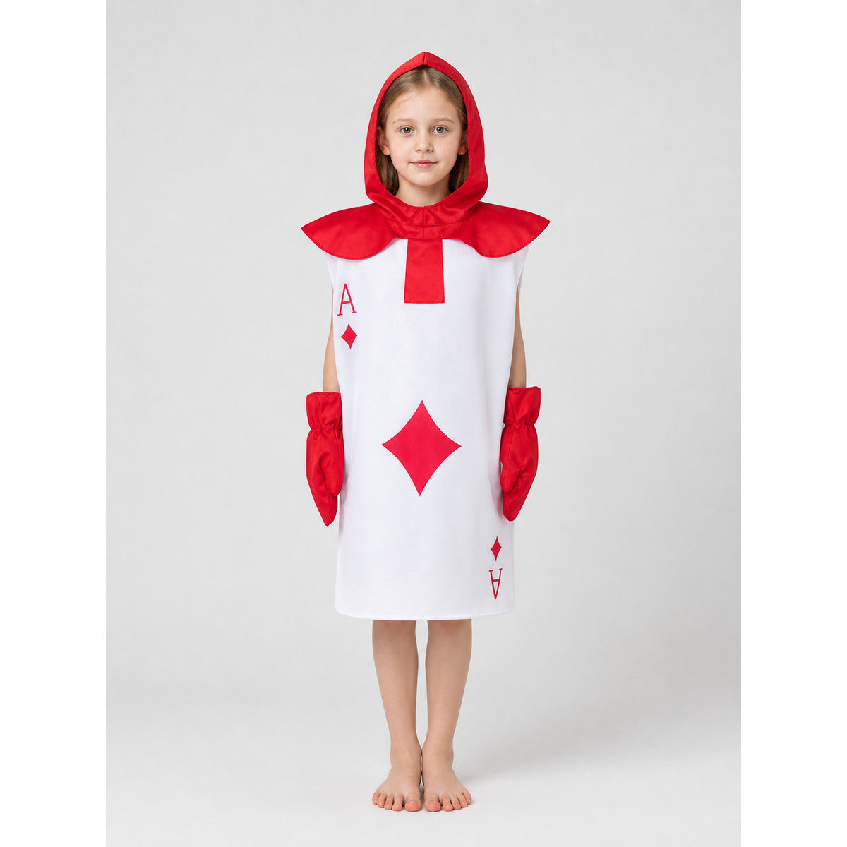 Alice Card-Themed Costume: Cosplay Jumpsuit
