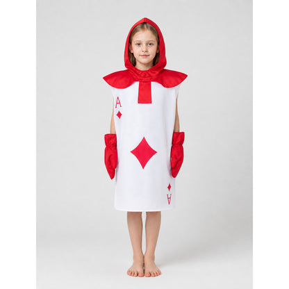 Alice Card-Themed Costume: Cosplay Jumpsuit