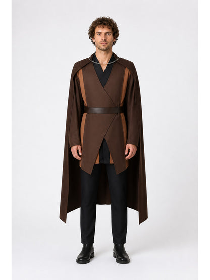 Count Dooku Cosplay Costume with Cloak and Belt main product view