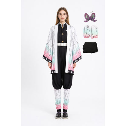 Kocho Shinobu Cosplay Costume with Butterfly Wings main product view