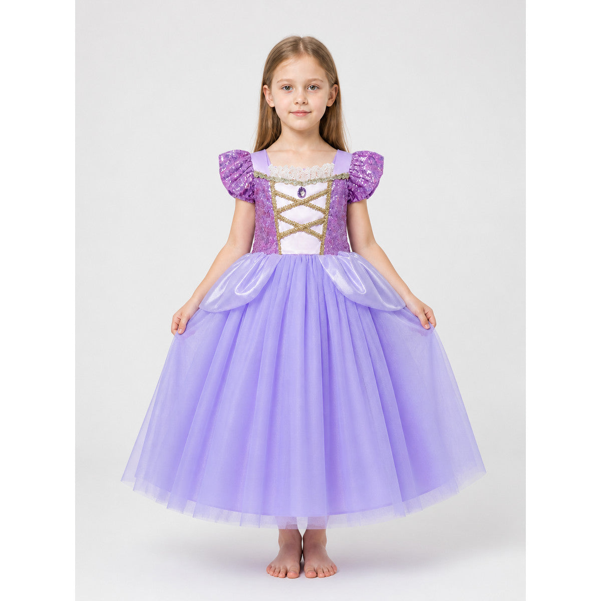 Light Purple Princess Carnival Costume for Cosplay main product view